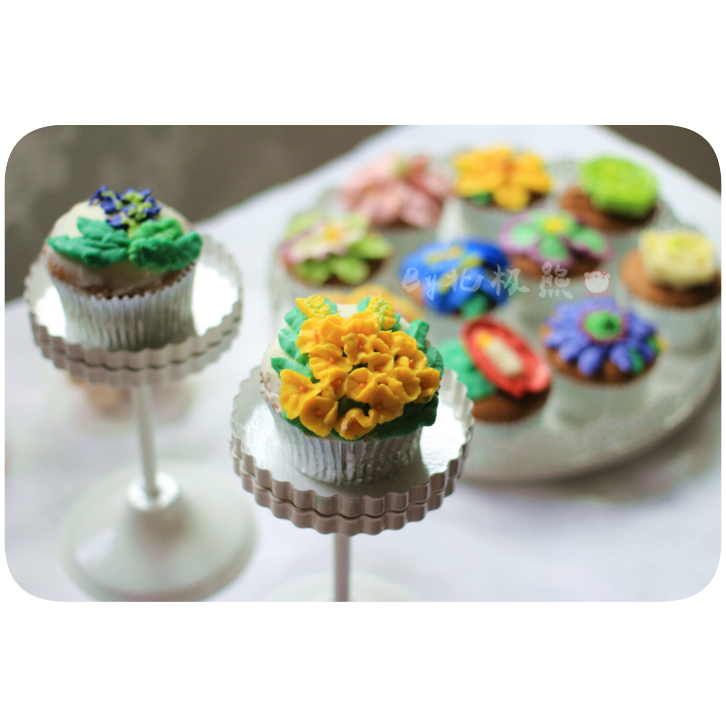 小麦子自创韩式裱花奶酪霜