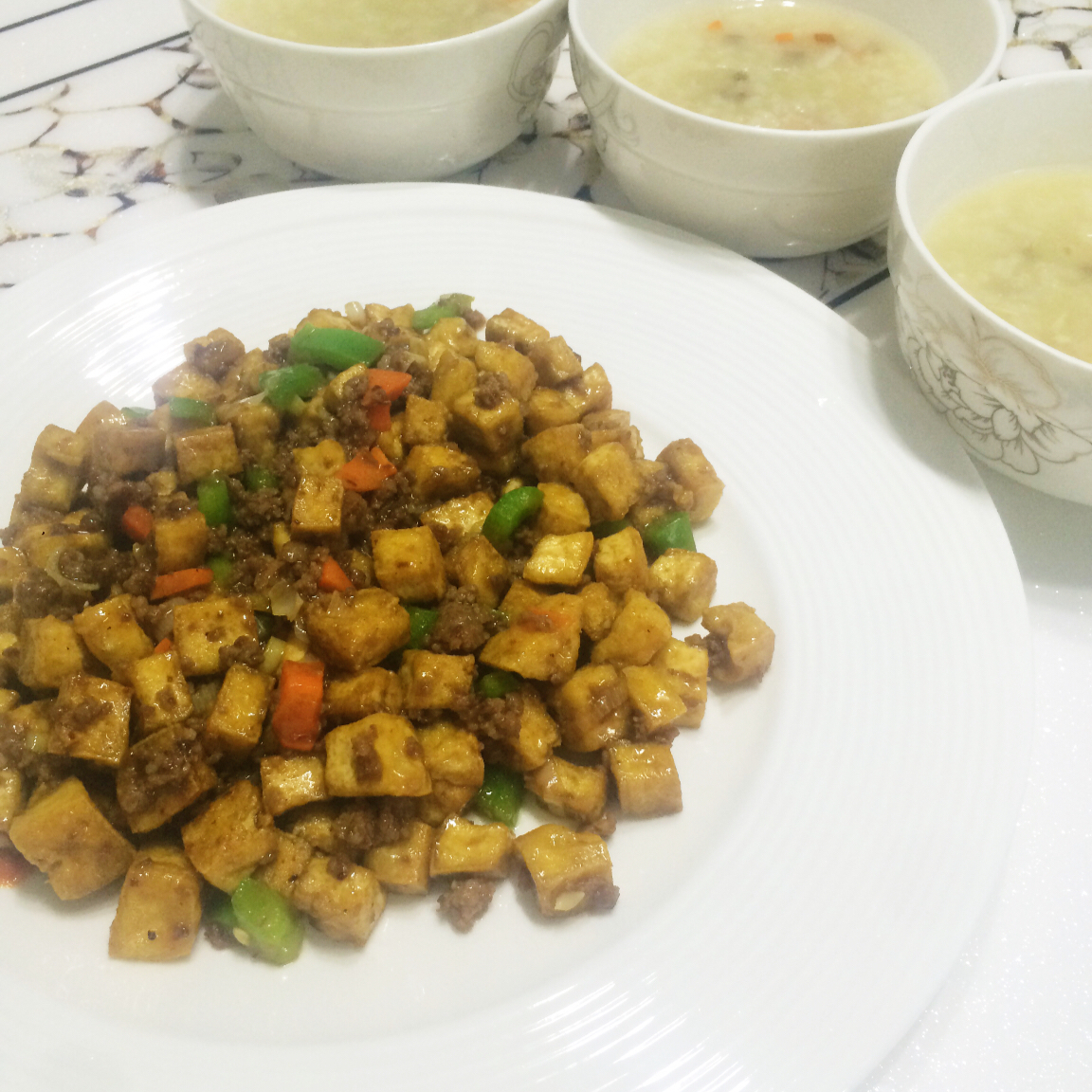 肉末豆腐~无敌下饭菜