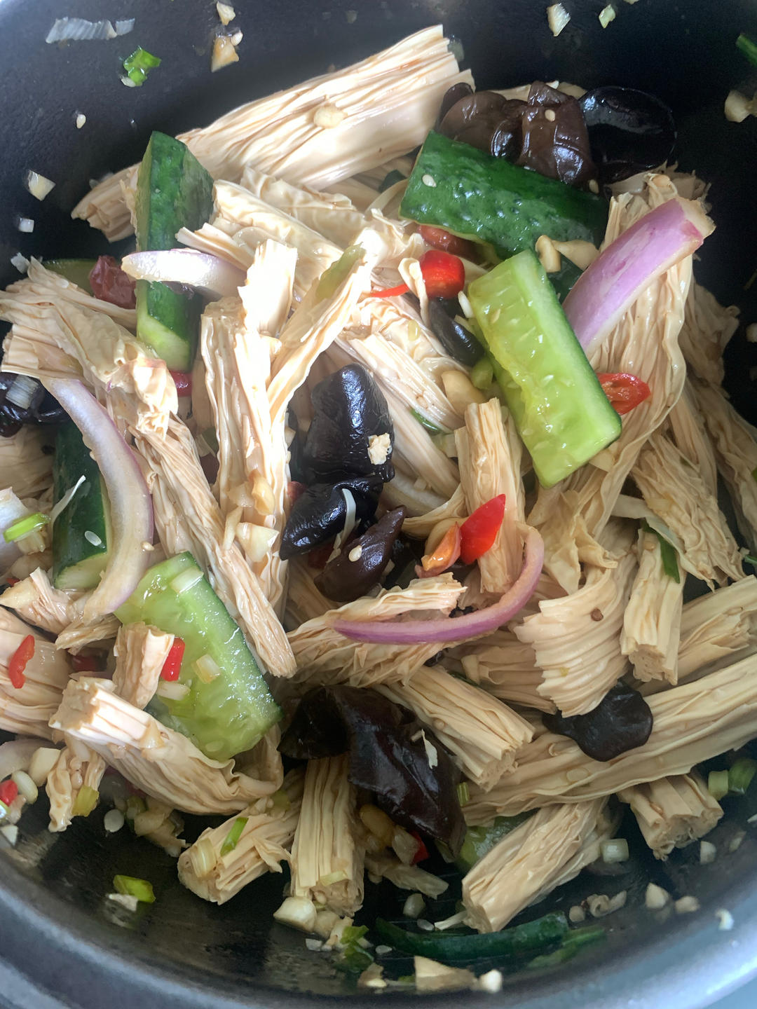 分三步99%还原菜市场凉拌菜-拍黄瓜/拌黄瓜/拌腐竹