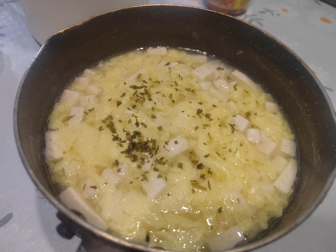 内酯豆腐鸡蛋汤（简单快手）