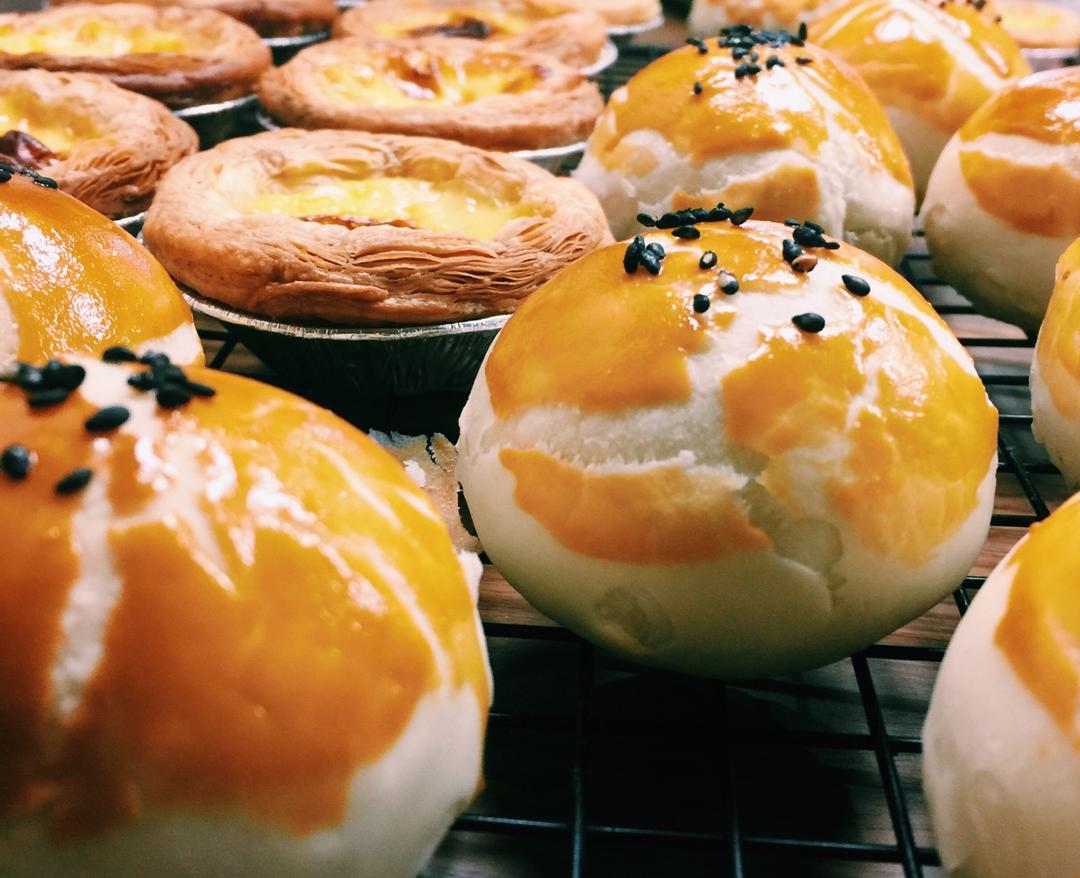 蛋黄酥：抹茶酥：（奶黄味）