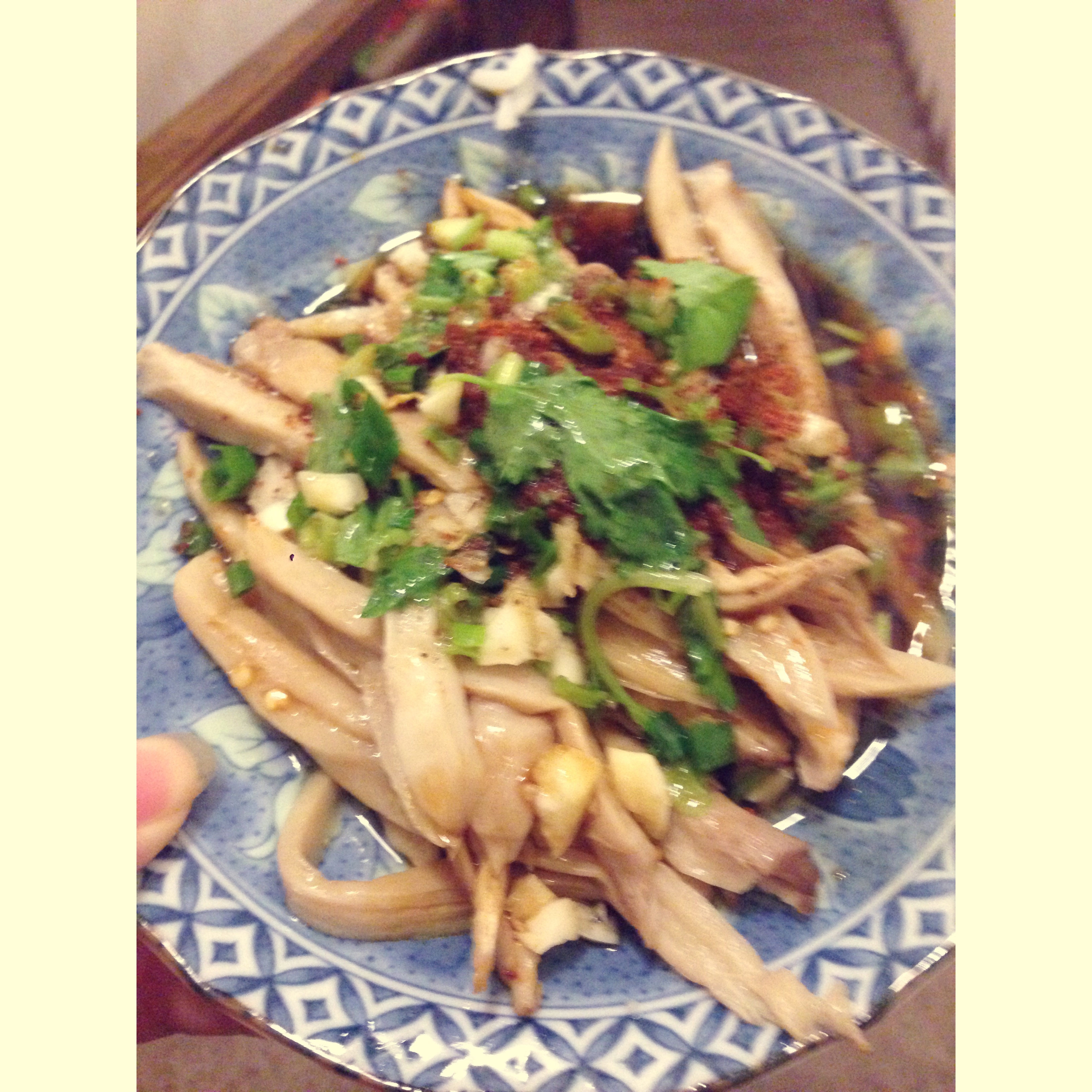 油泼杏鲍菇（凉菜