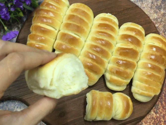 纯奶手撕吐司的做法 步骤1