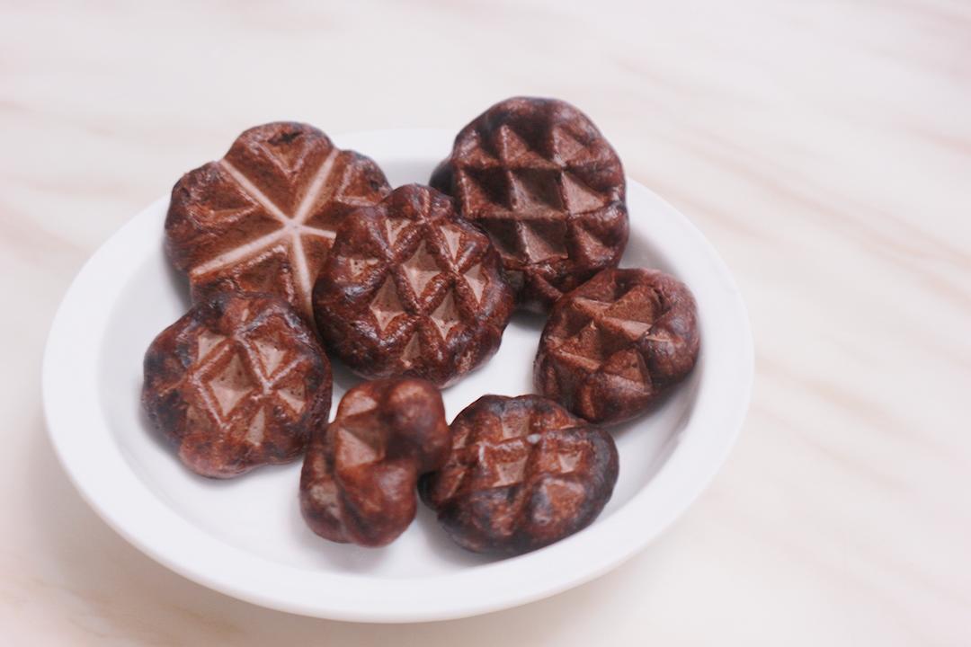 无油低糖华夫饼的各种变身