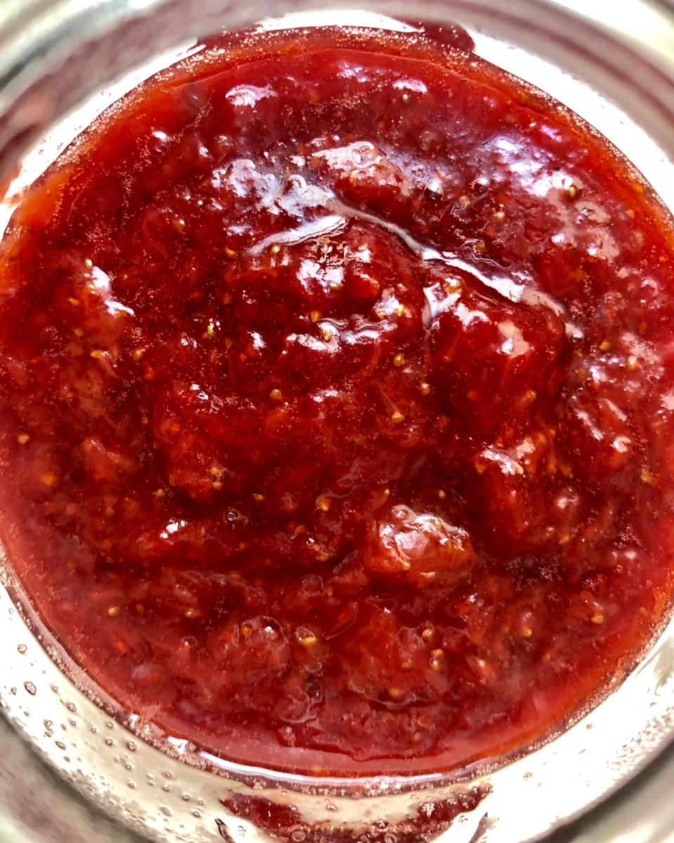 无添加新鲜草莓酱