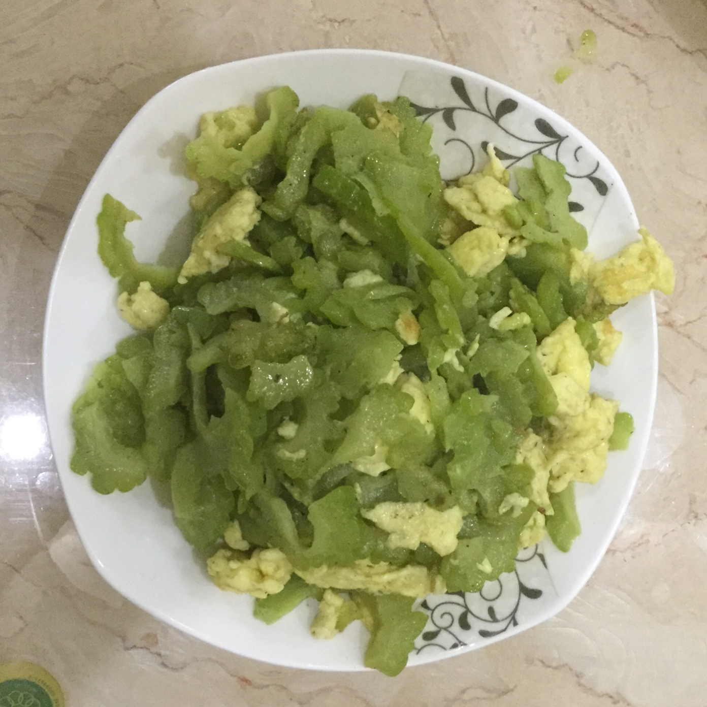 苦瓜炒蛋