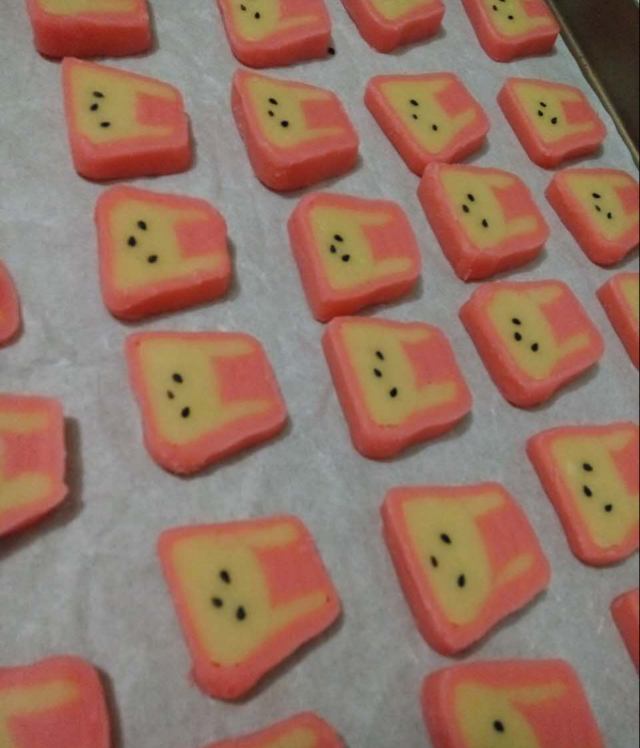 抹茶兔兔曲奇（比熊猫简单！超详细实物图+超良心手绘图）