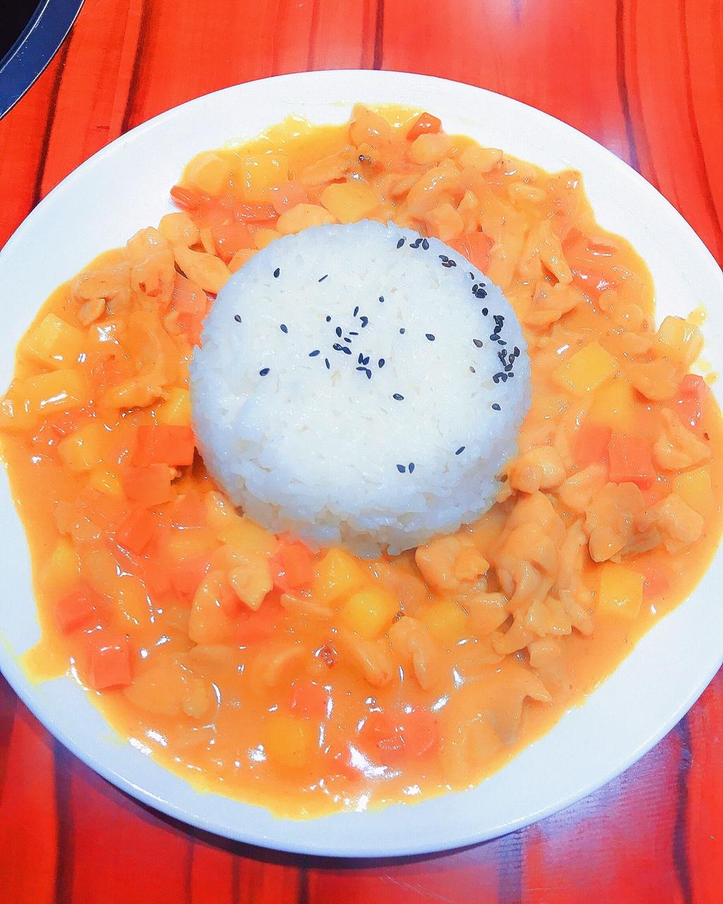 咖喱鸡饭