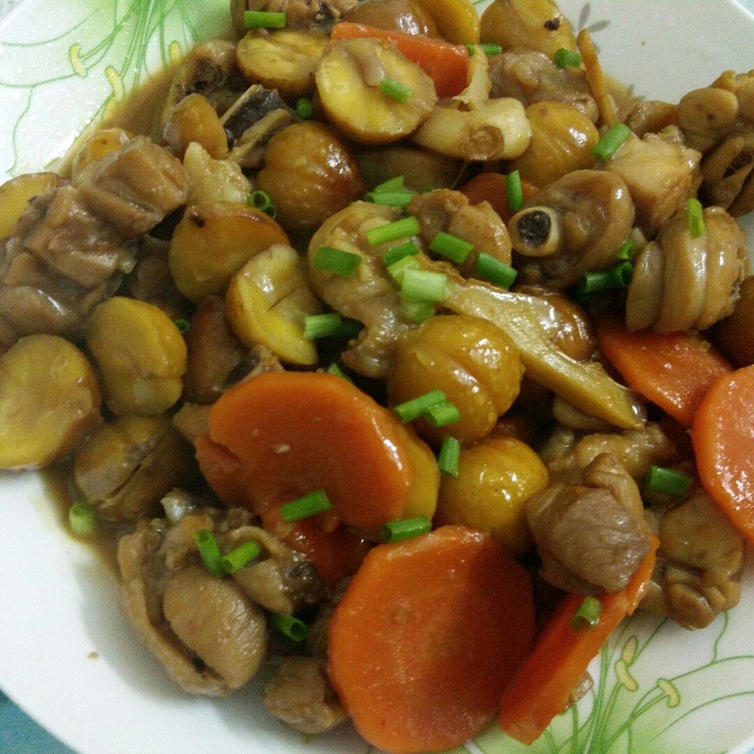 板栗烧鸡