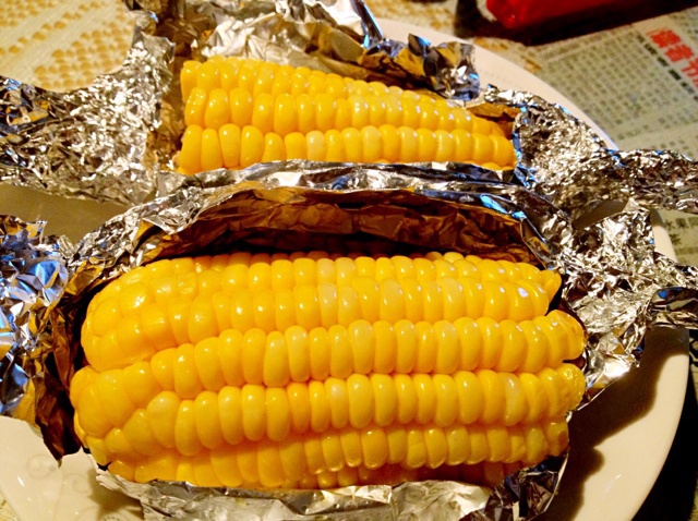 奶香烤玉米