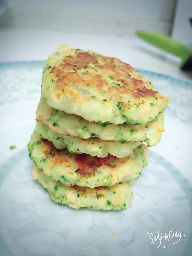 三文鱼饼（婴儿辅食）的做法