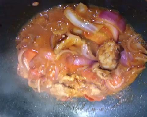 下饭菜番茄🍅煎猪扒的做法