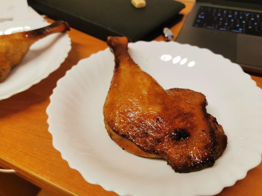 蜜汁烤鸭腿
