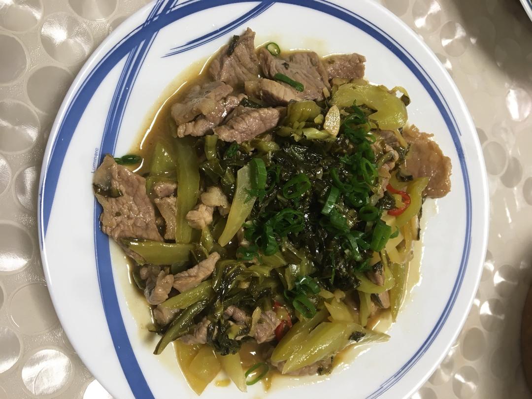 牛肉炒酸菜