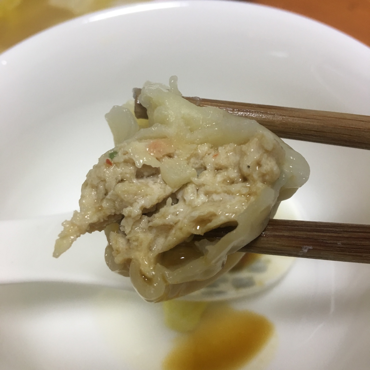 低脂鸡胸肉虾仁水饺