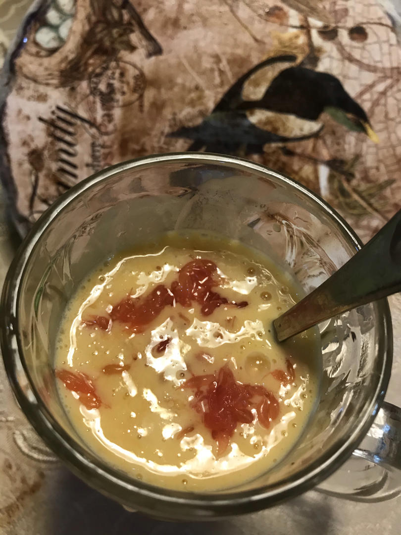 港式甜品——杨枝甘露(芒果西米露)附芒果花切法