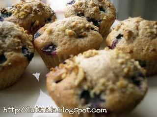 越橘核桃玛芬的做法