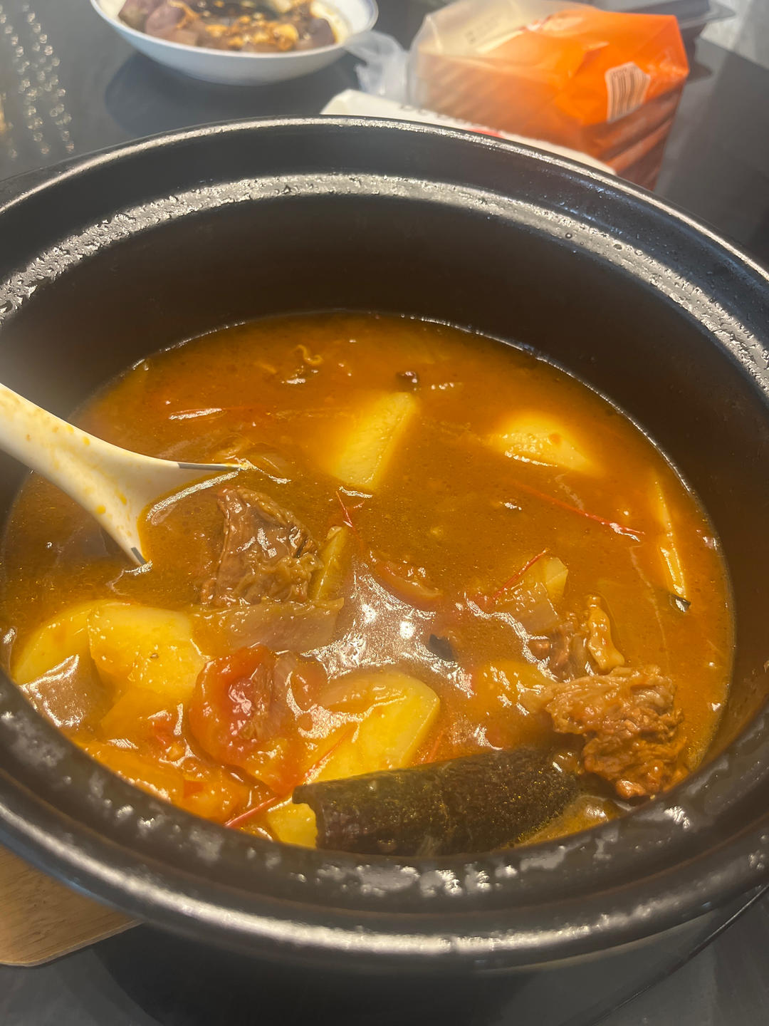 番茄土豆炖牛腩