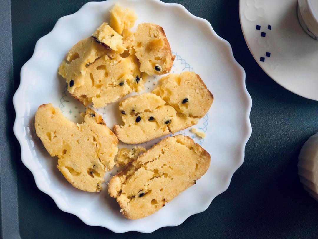 轻盈百香果磅蛋糕