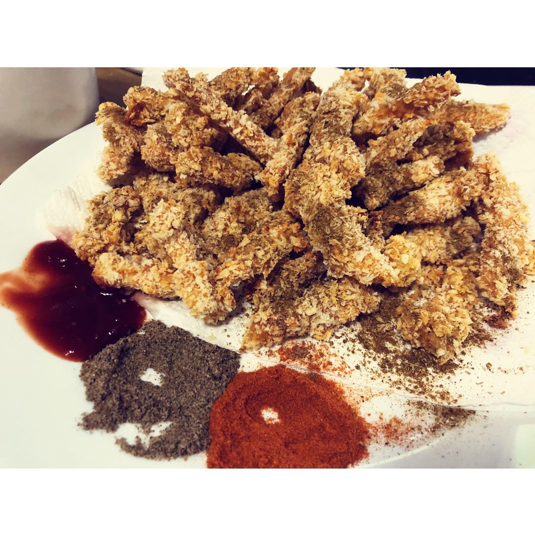 低卡低脂烤箱版鸡米花