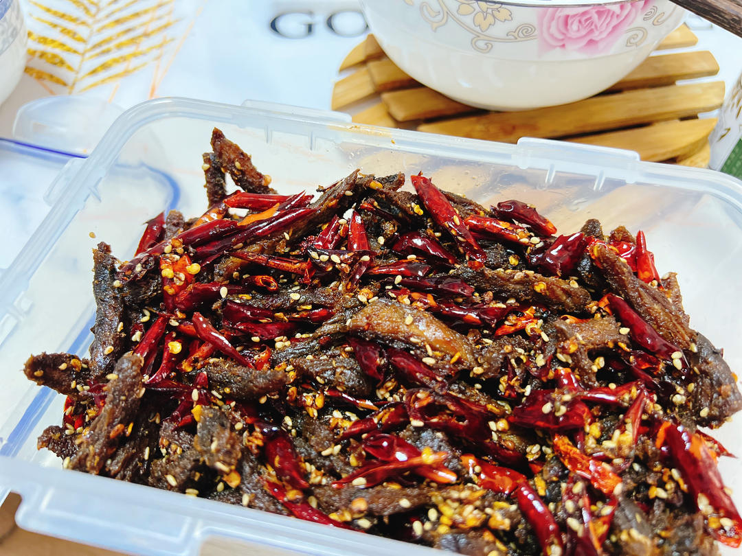 四川小吃—麻辣牛肉干