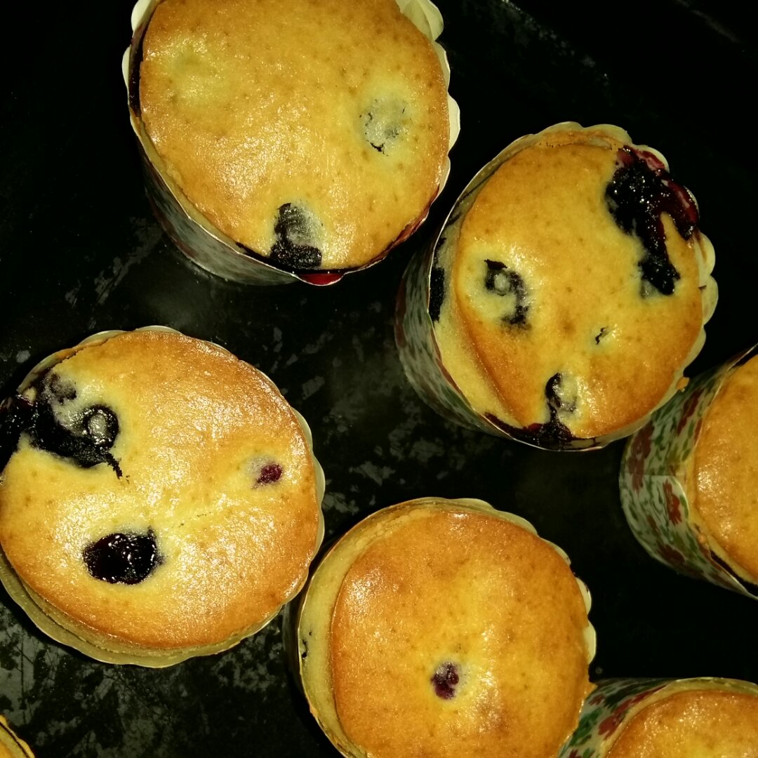 蓝莓玛芬蛋糕 Blueberry Muffin