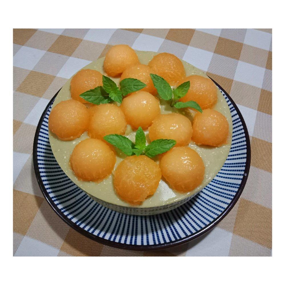 【蜜瓜慕斯蛋糕】