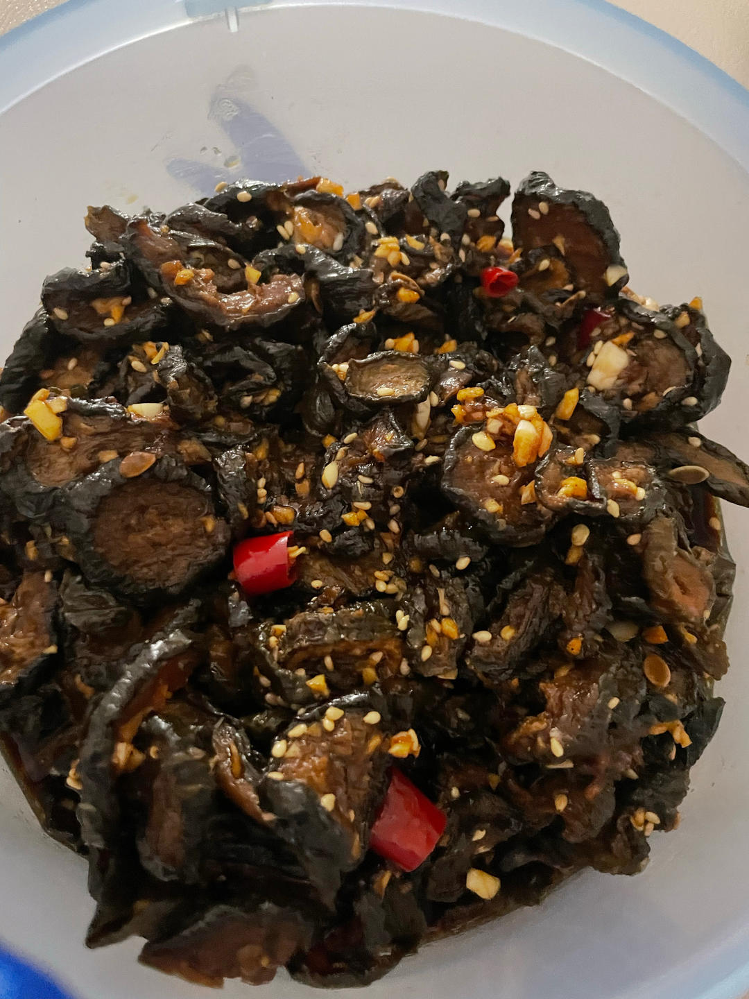 自制美味黄瓜干咸菜