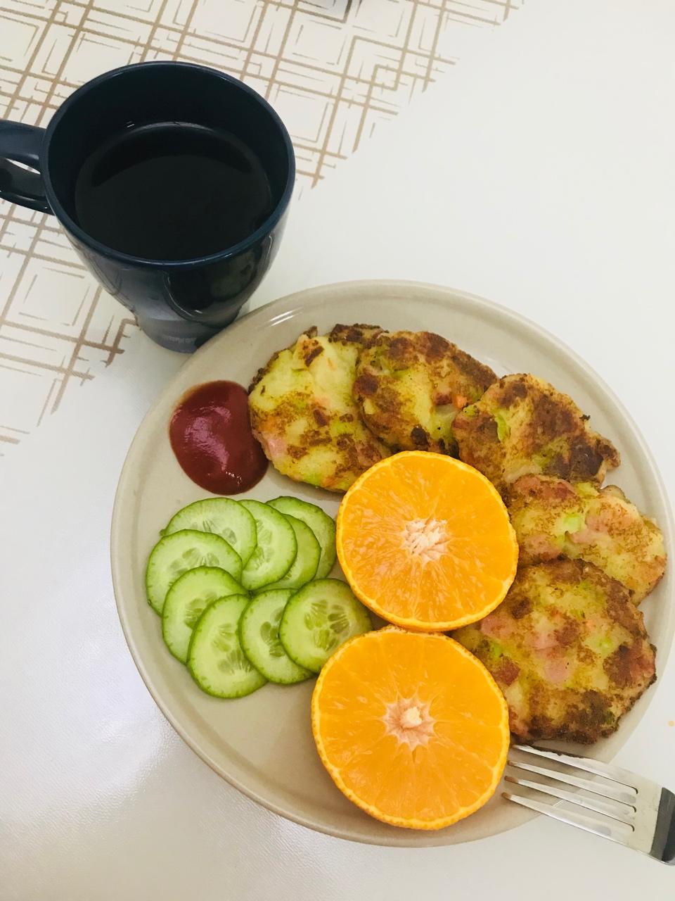 土豆火腿早餐饼