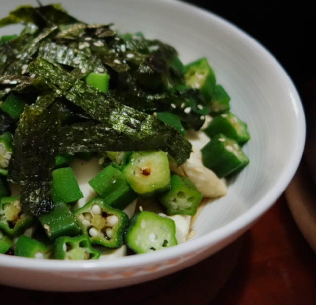 秋葵嫩豆腐&秋葵存储小方法
