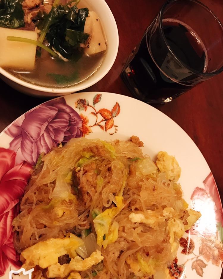 肉末（肉丝）炒粉丝