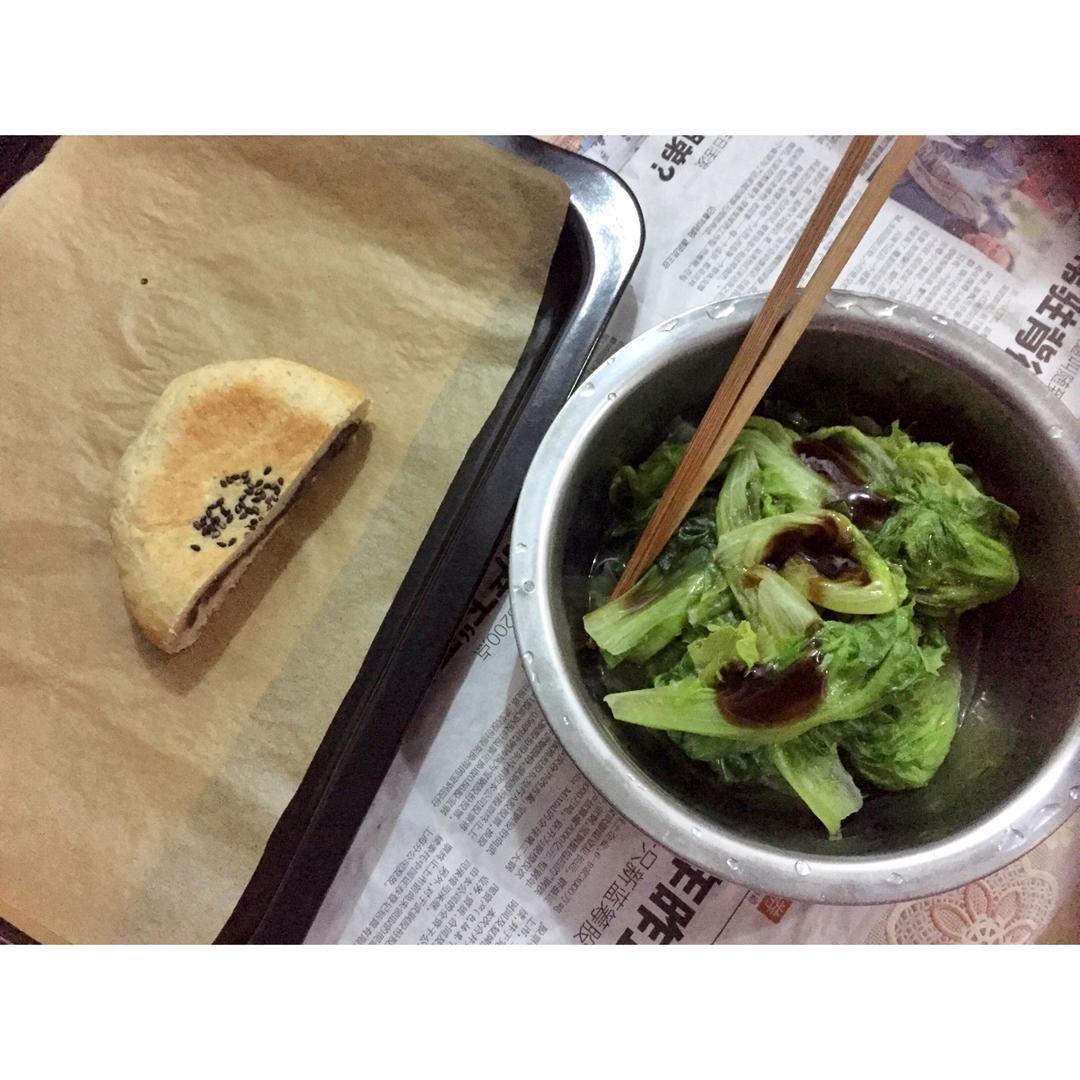 蚝油生菜（瘦身苦逼极致简约版）