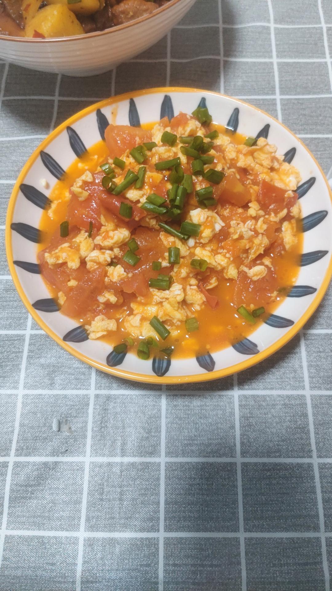 西红柿炒鸡蛋