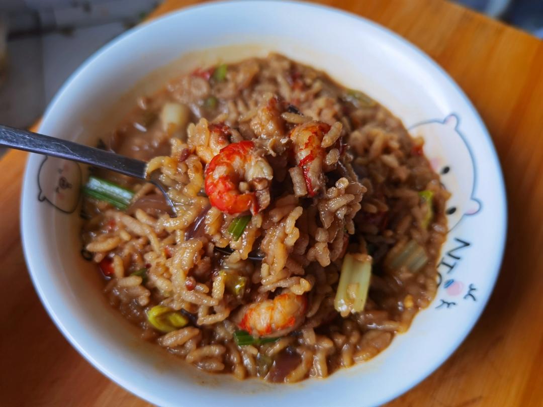 【麻辣龙虾泡饭】
