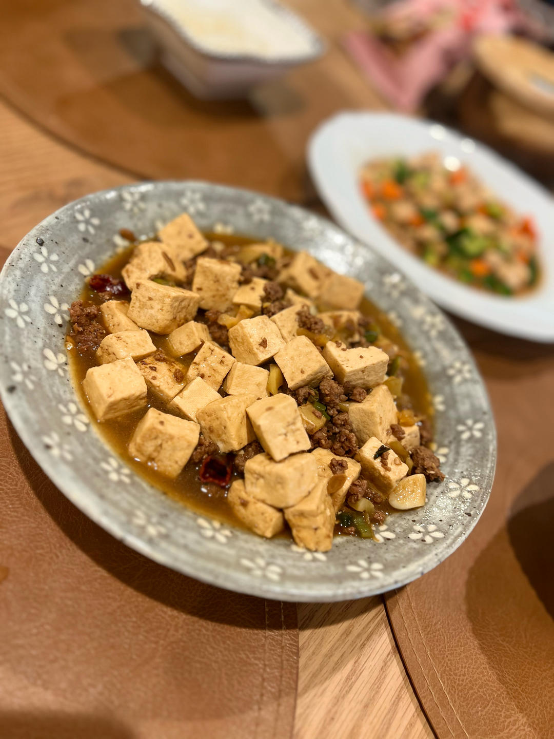 家常红烧肉末豆腐