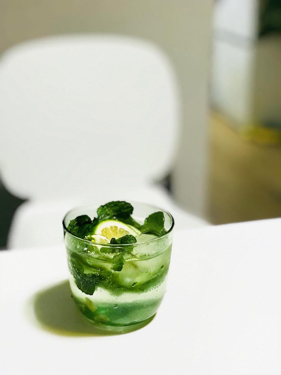 恒恒菜做的莫吉托鸡尾酒