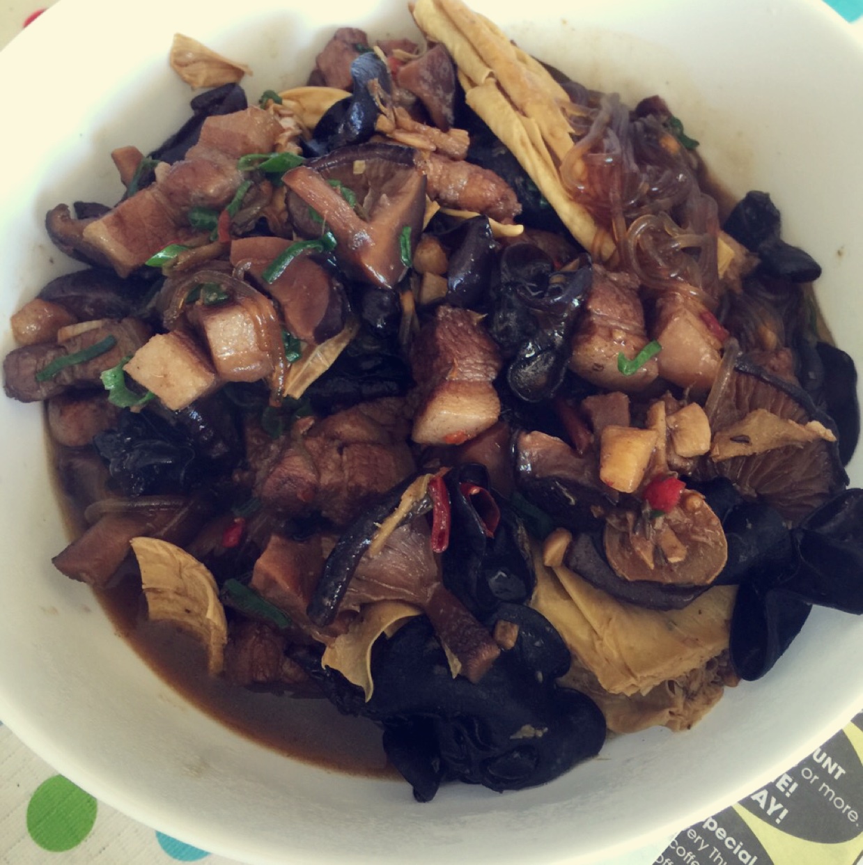 腐竹红烧肉