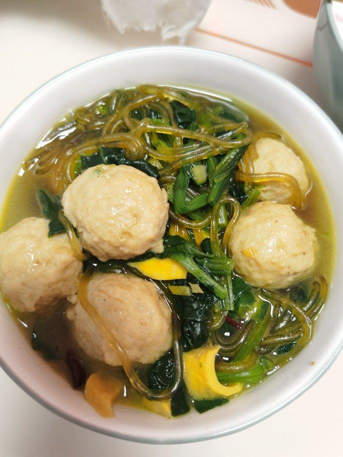 菠菜炖粉条