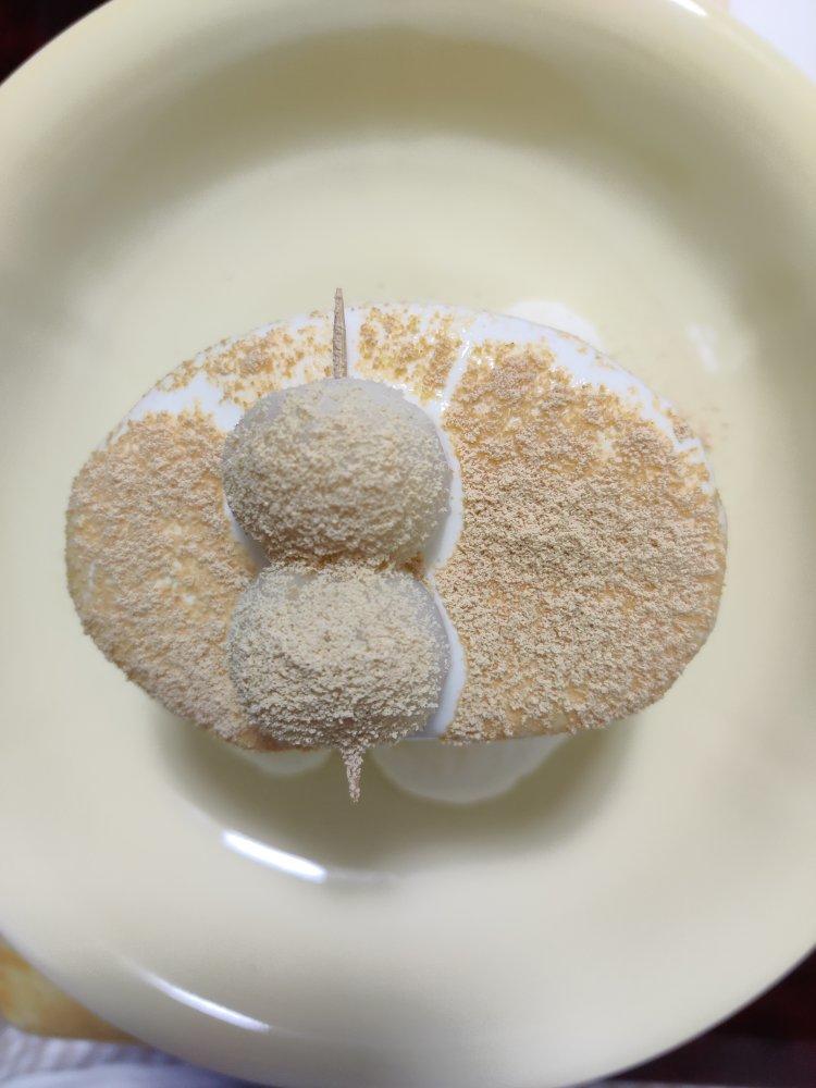 白玉豆乳奶盖卷