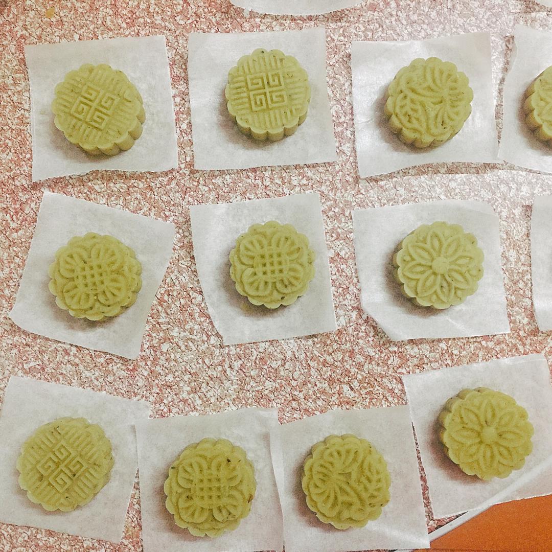 绿豆糕（自制脱皮绿豆）