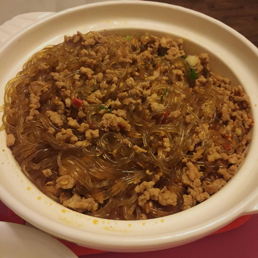 肉末粉丝煲