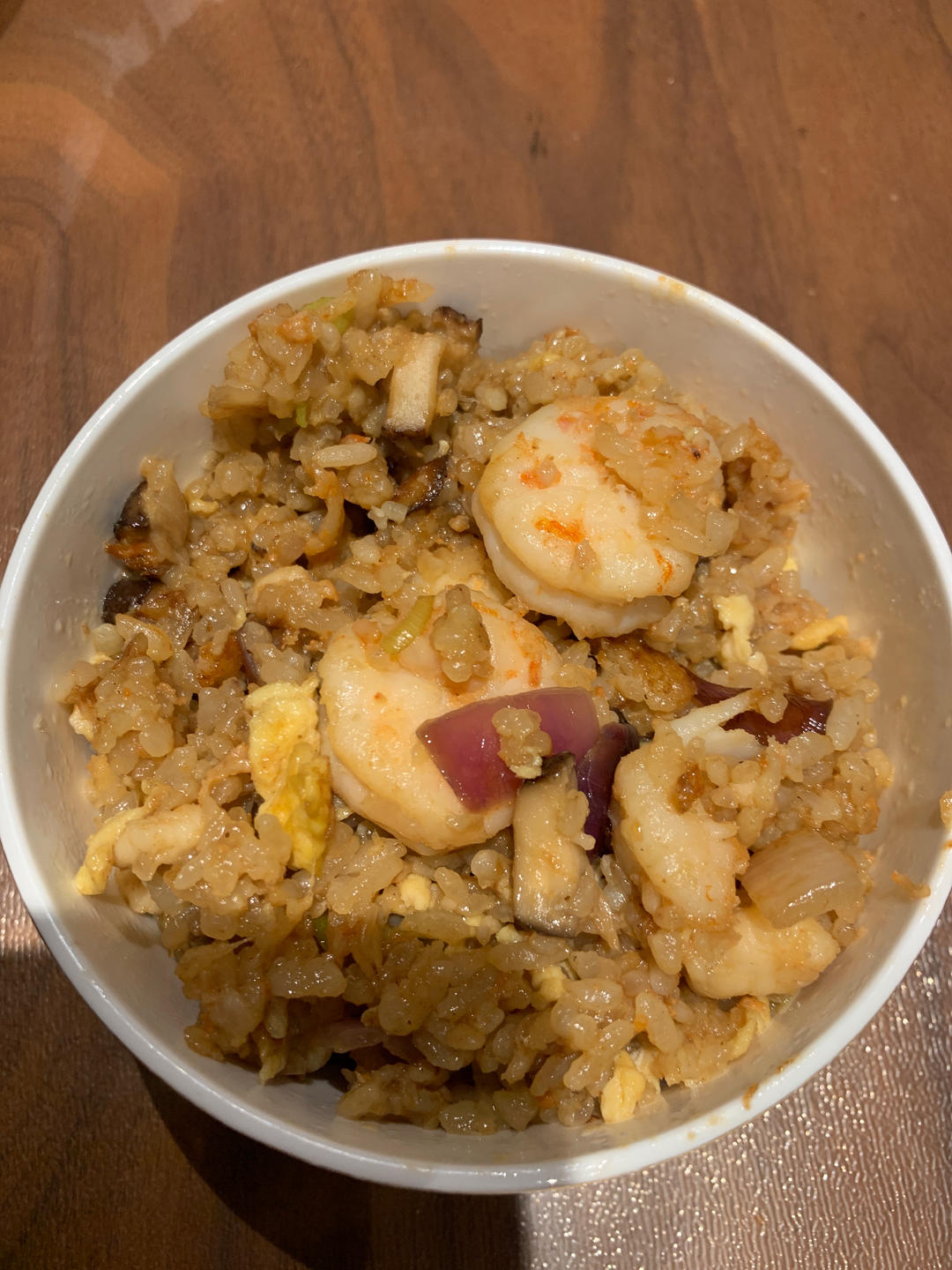 粒粒分明虾仁蛋炒饭