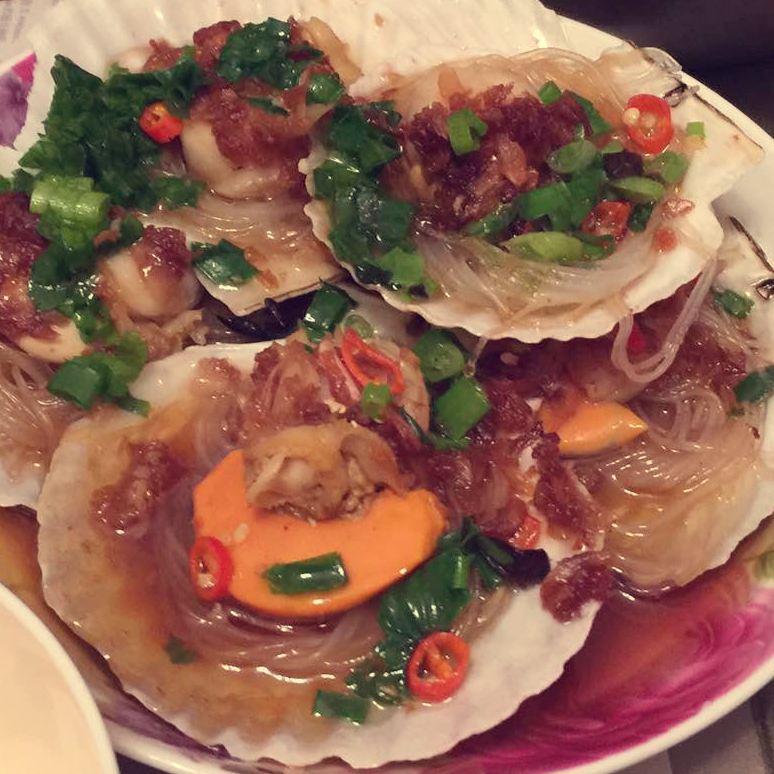 蒜蓉粉丝蒸扇贝