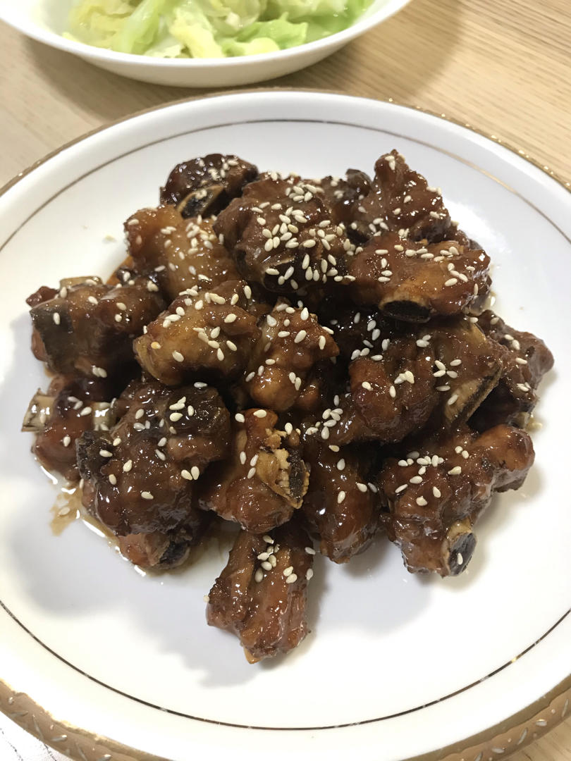 糖醋排骨/糖醋小排（不放油）（12345口诀做出正宗上海本帮）