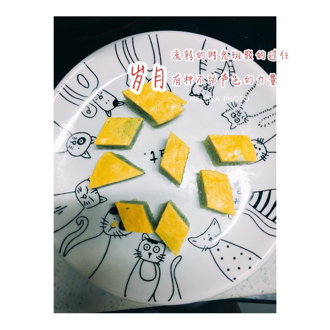 西兰花鸡肉小方