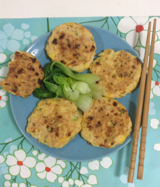 高蛋白减肥鸡肉饼