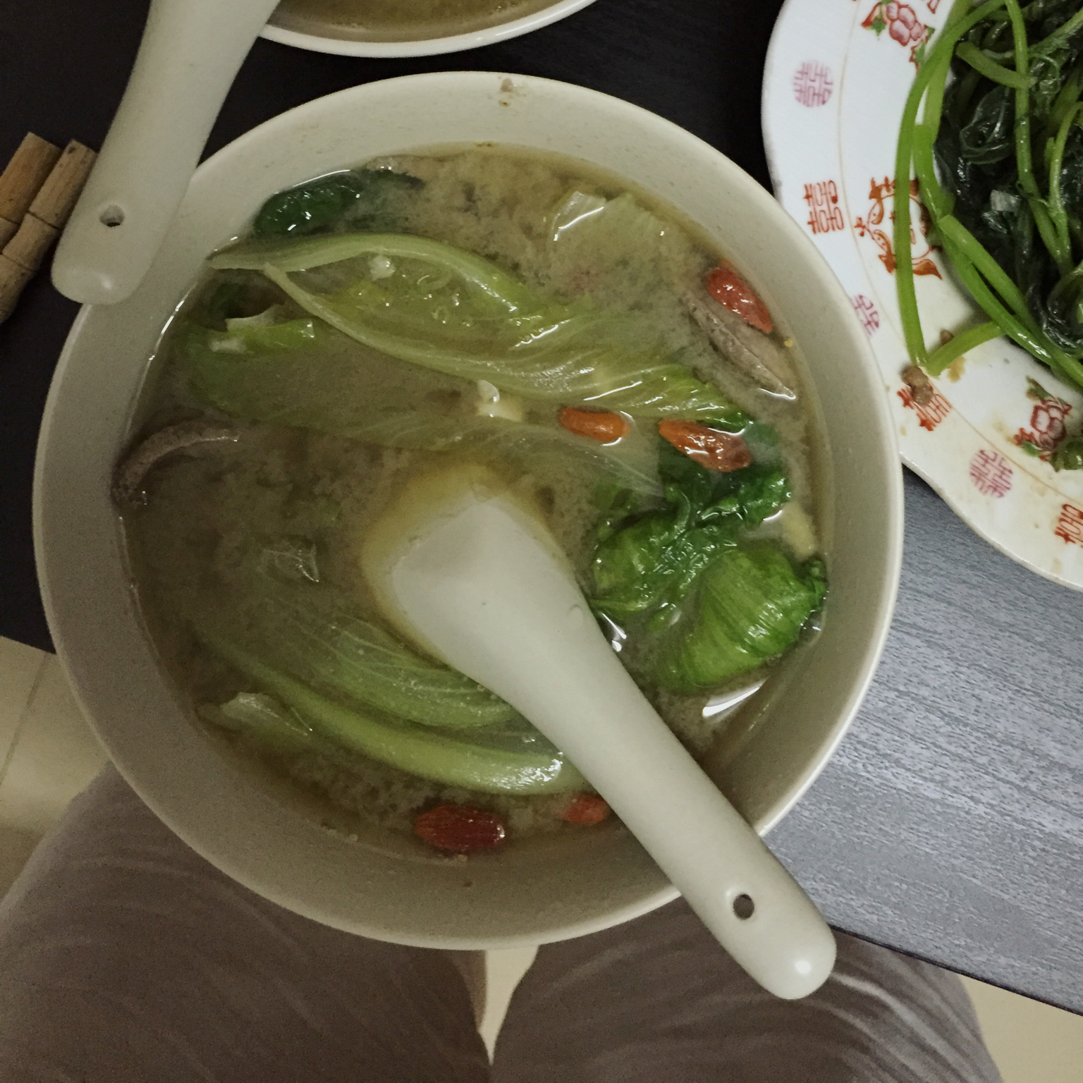 菠菜猪肝汤