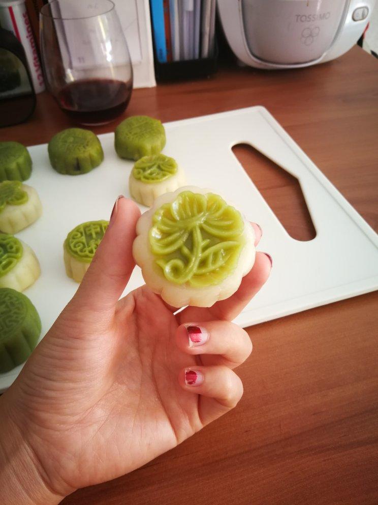 中秋｜清新的抹茶冰皮月饼🌿抹茶控必备‼️