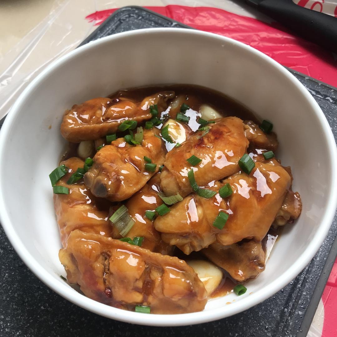 蒜香蚝油鸡翅中