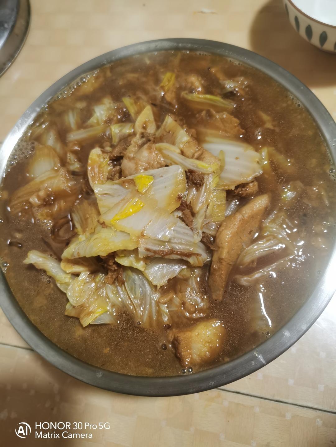 猪肉白菜炖粉条好吃到哭😭